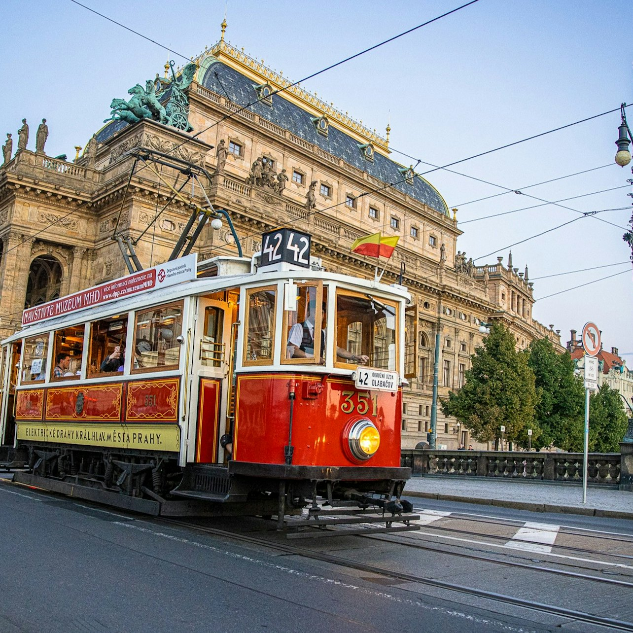 Prague: Hop-on Hop-off Historical Tram Ticket for Line 42 - Photo 1 of 6